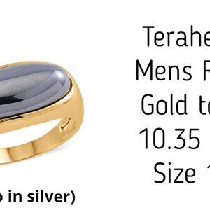 Unique Terahertz dome ringsD, Silver (14), Gold (12) NIB